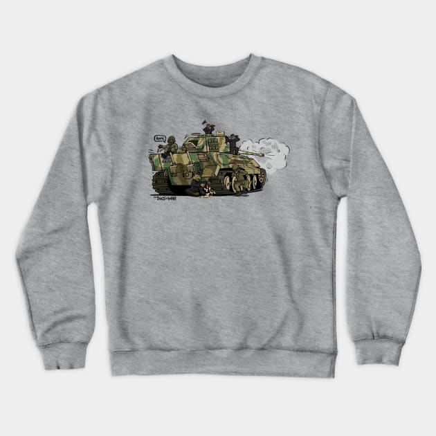 The Dogs of War: Tiger 2 Crewneck Sweatshirt by Siegeworks